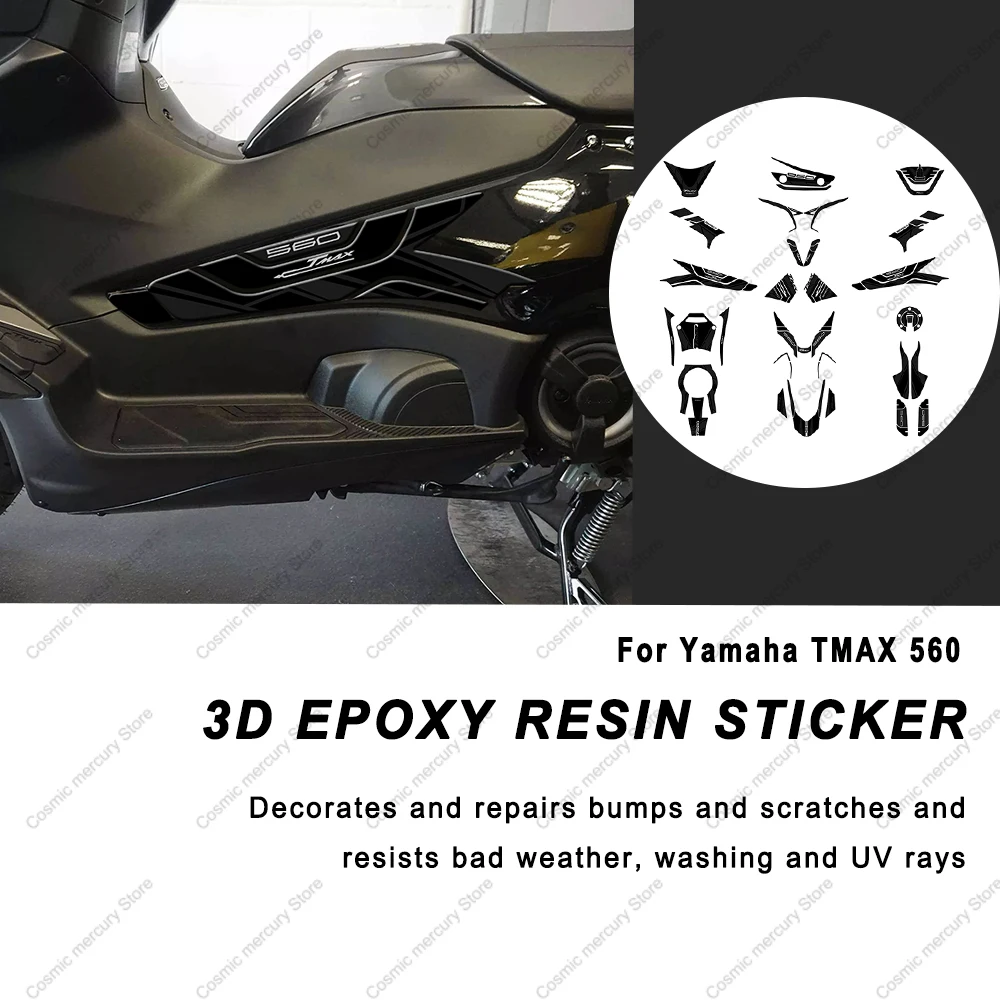 Motorcycle Accessories 3D Epoxy Resin Protection Sticker Kit For Yamaha TMAX 560 2020-2021
Motorcycle Accessories 3D Epoxy Resin Protection Sticker Kit For Yamaha TMAX 560 2020-2021
