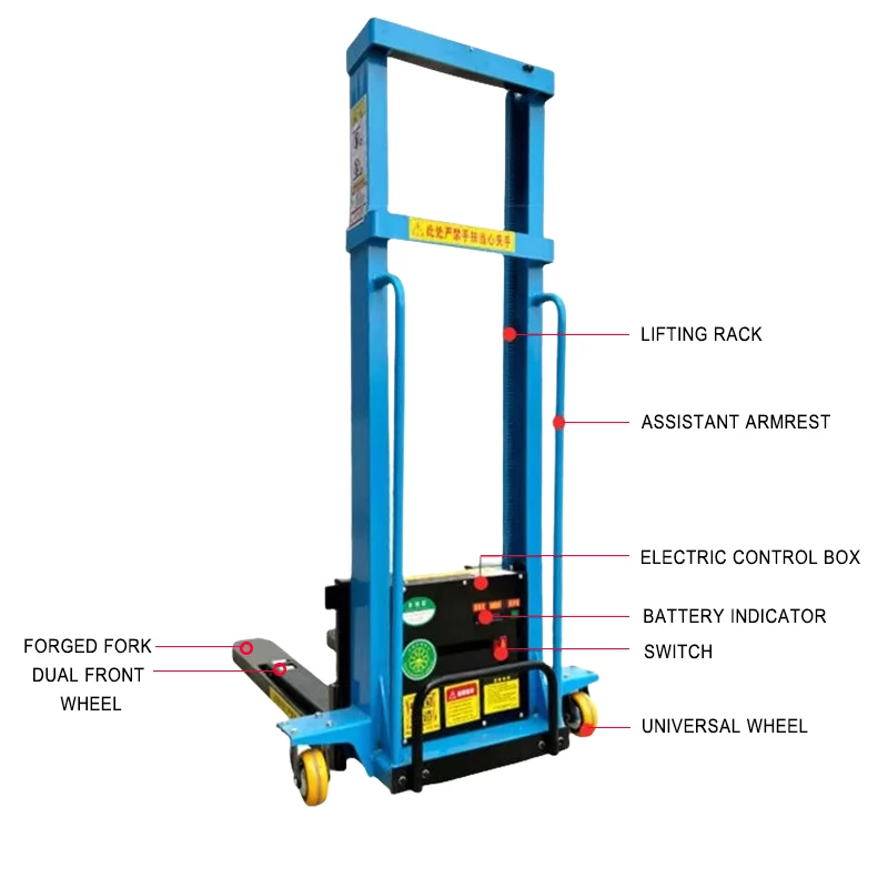 Pallet Stacker Hydraulic Small Hand Remote Control Electric Forklift Manual Portable 500 Kg 1000kg Hand Pushed Forklift
Pallet Stacker Hydraulic Small Hand Remote Control Electric Forklift Manual Portable 500 Kg 1000kg Hand Pushed Forklift