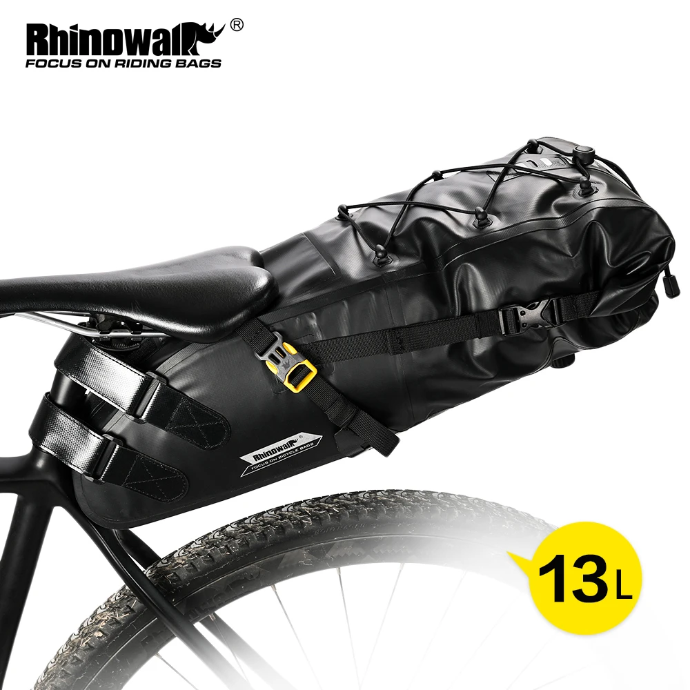 Rhinowalk 5-13L Bike Waterproof Bicycle Saddle Bag Reflective Large Capacity Foldable Tail Bag Cycling MTB Trunk Pannier Black
Rhinowalk 5-13L Bike Waterproof Bicycle Saddle Bag Reflective Large Capacity Foldable Tail Bag Cycling MTB Trunk Pannier Black