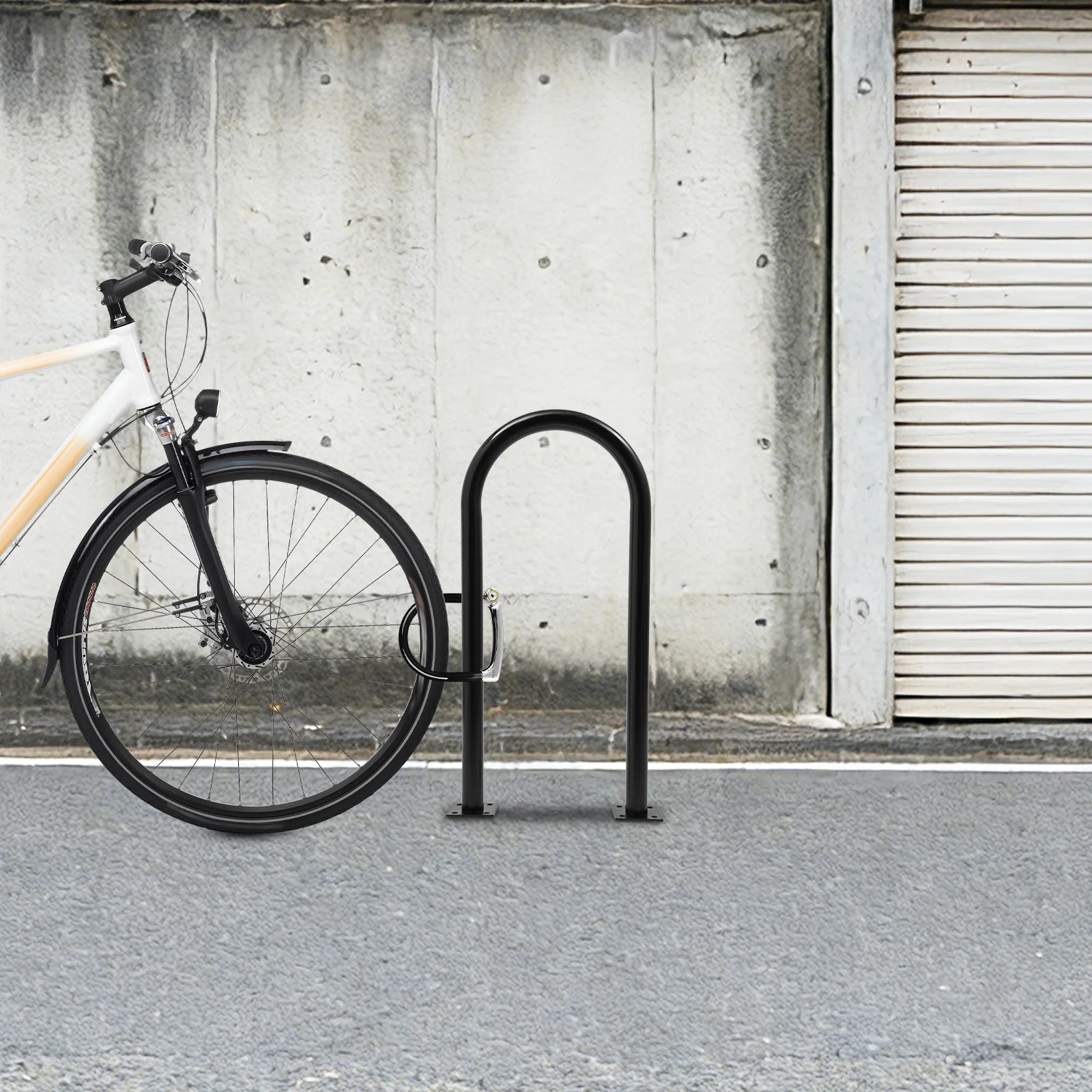 Bike Rack, U-Shaped Black Bicycle Stand for 2-3 Bikes, Wall Mounted Bike Storage for Garage, Outdoor, Station, Heavy Duty Plant
Bike Rack, U-Shaped Black Bicycle Stand for 2-3 Bikes, Wall Mounted Bike Storage for Garage, Outdoor, Station, Heavy Duty Plant