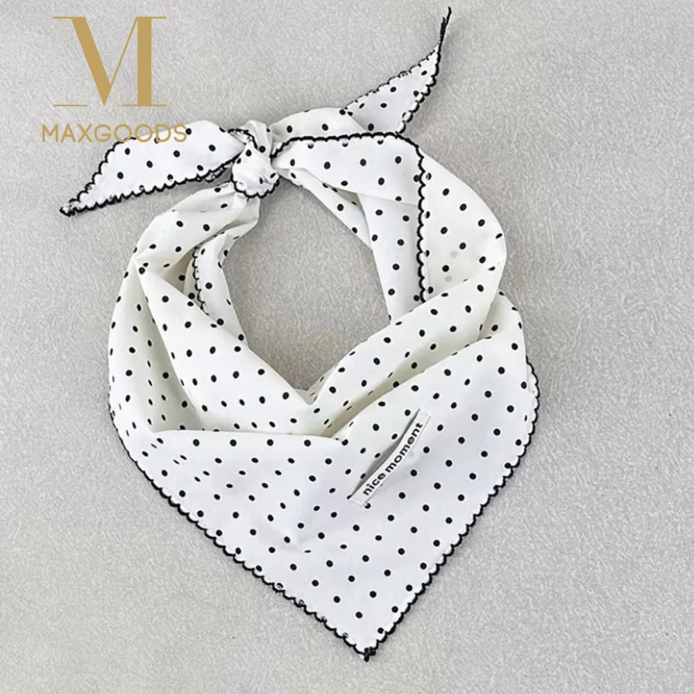 Fashion Beach Triangular Hair Band Lace Trim Breathable Polka Dot Headband Versatile Polyester Neck Scarf Summer
Fashion Beach Triangular Hair Band Lace Trim Breathable Polka Dot Headband Versatile Polyester Neck Scarf Summer