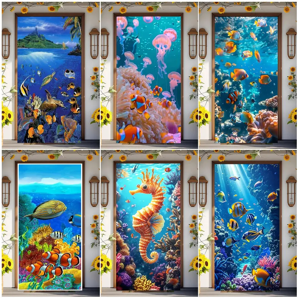 Underwater Animal Backdrop Under The Sea Door Decor Summer Aquarium Fish Turtle Birthday Background Mermaid Party Photo Props
Underwater Animal Backdrop Under The Sea Door Decor Summer Aquarium Fish Turtle Birthday Background Mermaid Party Photo Props