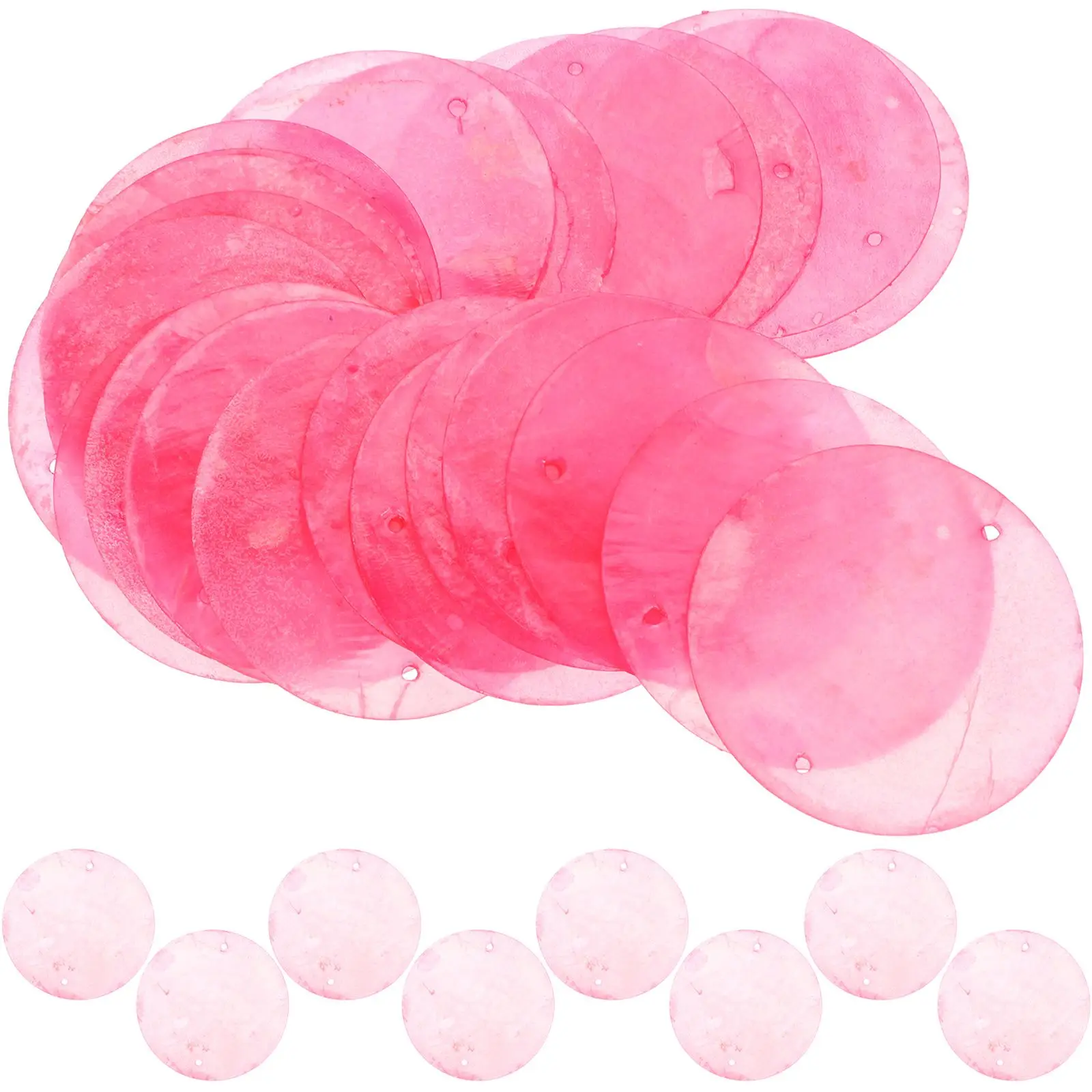 100pcs 5cm Double Hole Pink Shell Slices Smooth Round DIY Craft Accessories Jewelry Making Wind Chime Decorations
100pcs 5cm Double Hole Pink Shell Slices Smooth Round DIY Craft Accessories Jewelry Making Wind Chime Decorations