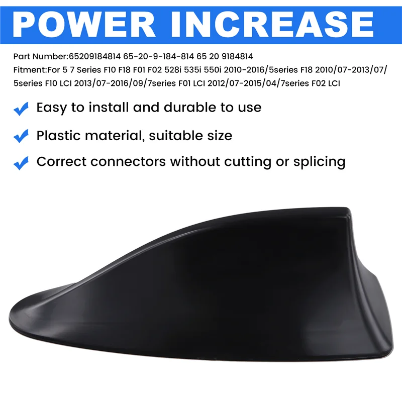 A30P-Car Roof Antenna Shell 65209184814 For BMW 5 7 Series F10 F18 F01 F02 528I 535I 550I 2010-2016 Shark Fin Trim Cover
A30P-Car Roof Antenna Shell 65209184814 For BMW 5 7 Series F10 F18 F01 F02 528I 535I 550I 2010-2016 Shark Fin Trim Cover