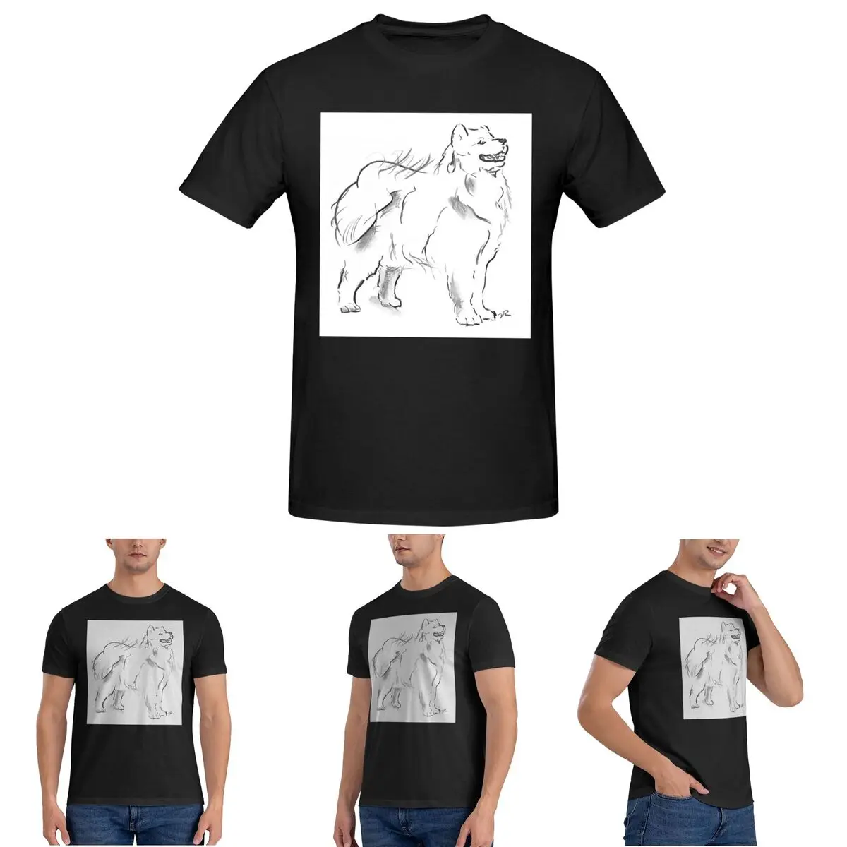 Мужская футболка с рисунком самоед, хлопковые футболки большого размера, мужские футболки с коротким круглым вырезом, летняя одежда, топы, S-6XL
Мужская футболка с рисунком самоед, хлопковые футболки большого размера, мужские футболки с коротким круглым вырезом, летняя одежда, топы, S-6XL