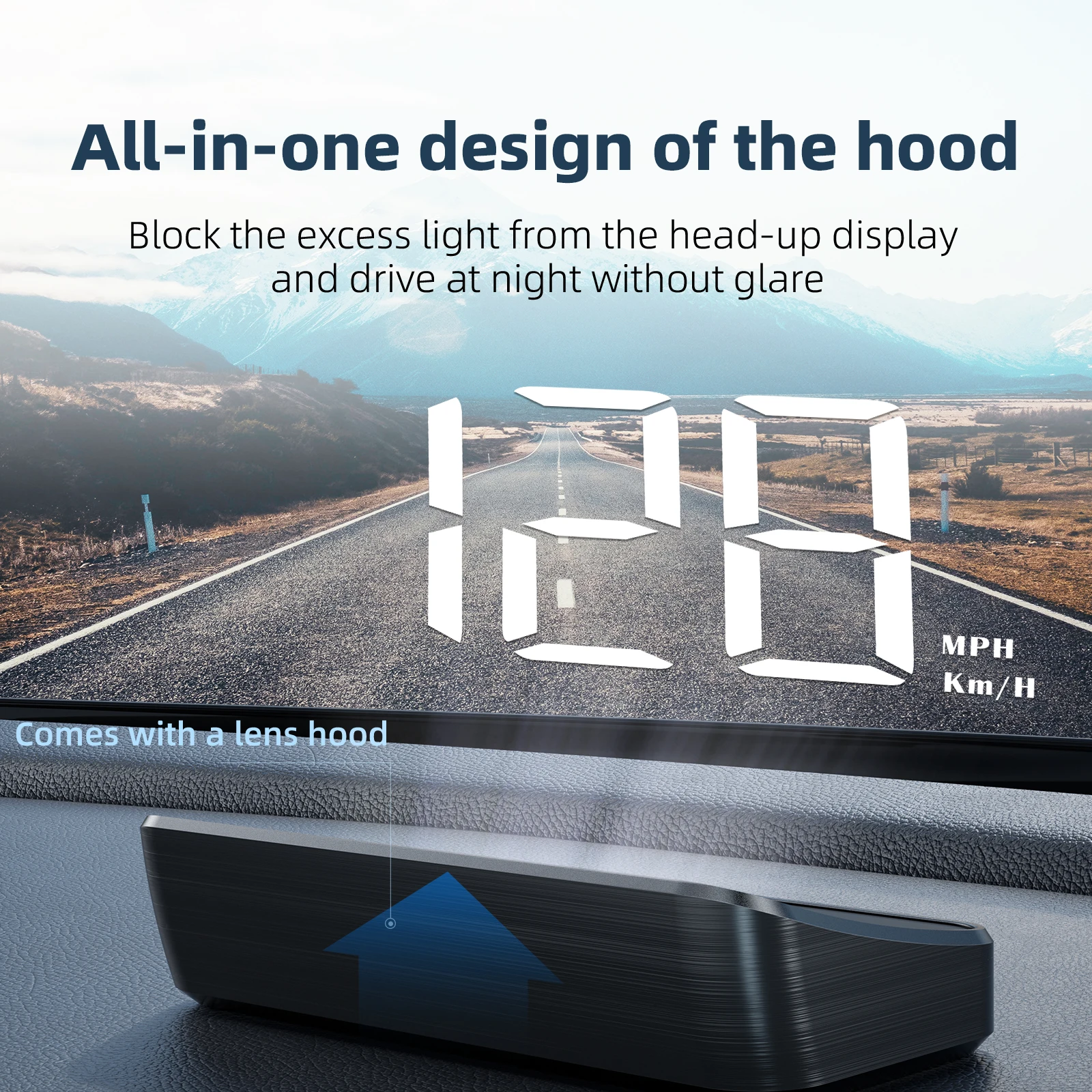 OBD HUD Автомобильный проекционный дисплей Пробег скорости автомобиля, сигнализация превышения скорости/воды, напоминание о вождении усталости, сигнализация неисправности
OBD HUD Автомобильный проекционный дисплей Пробег скорости автомобиля, сигнализация превышения скорости/воды, напоминание о вождении усталости, сигнализация неисправности