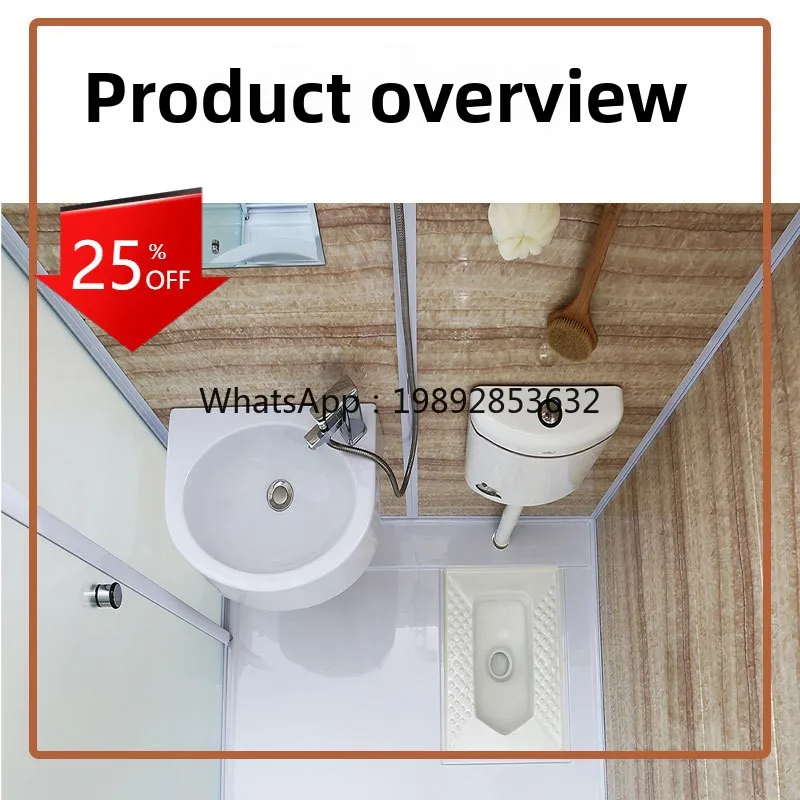 YFY Integrated Shower Room Bathroom Tempered Glass Partition Shower Enclosure with Toilet Minimalist Design
YFY Integrated Shower Room Bathroom Tempered Glass Partition Shower Enclosure with Toilet Minimalist Design