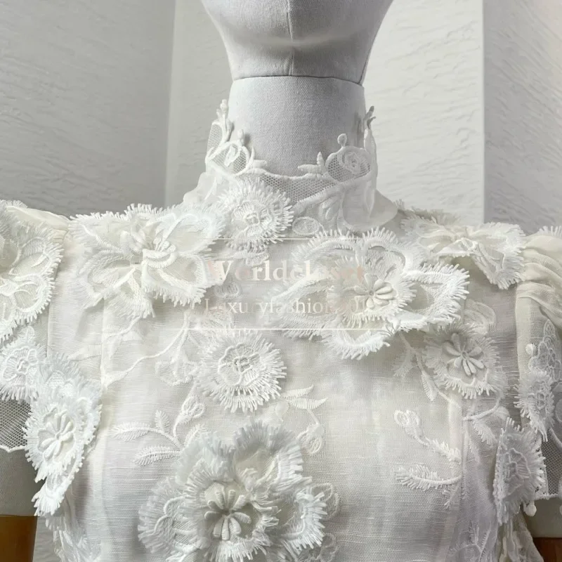 White Lace Patchwork Short Sleeve Blouse Tops and Pleat Ruched Skirt Set 2025
White Lace Patchwork Short Sleeve Blouse Tops and Pleat Ruched Skirt Set 2025