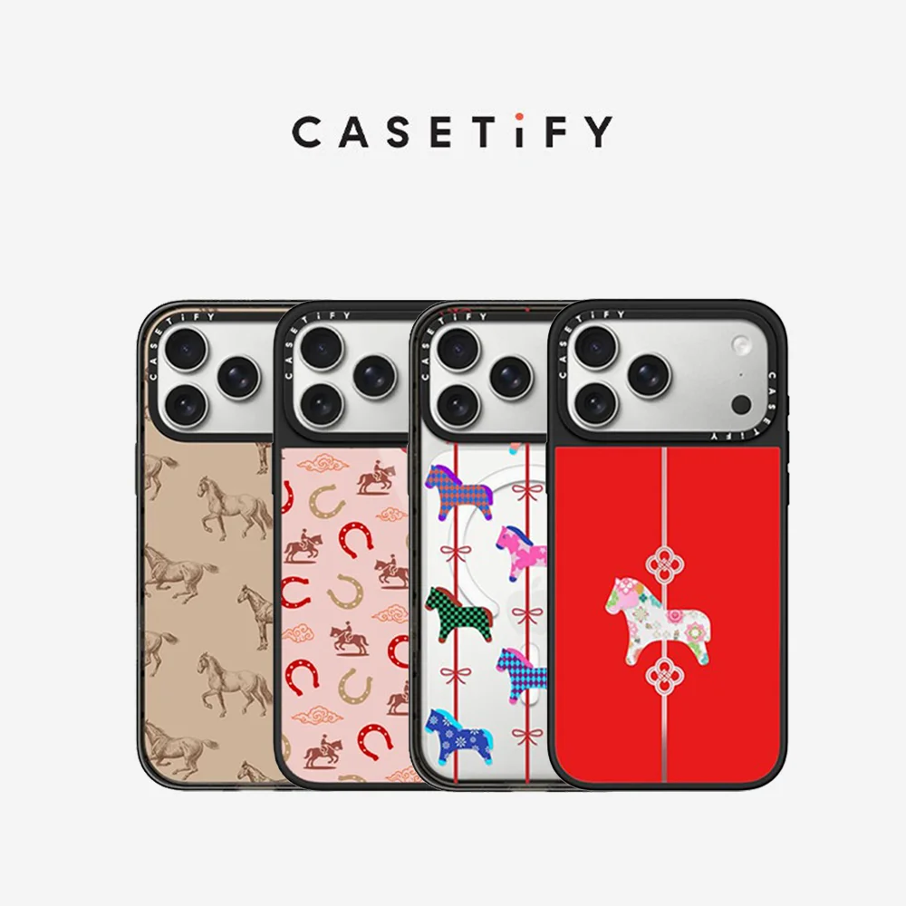 CASETiFY Year of the Horse Series Magnetic Drop-proof Case for iPhone 13 14 15 16 17 Pro Max Air Plus Protect Cover
CASETiFY Year of the Horse Series Magnetic Drop-proof Case for iPhone 13 14 15 16 17 Pro Max Air Plus Protect Cover
