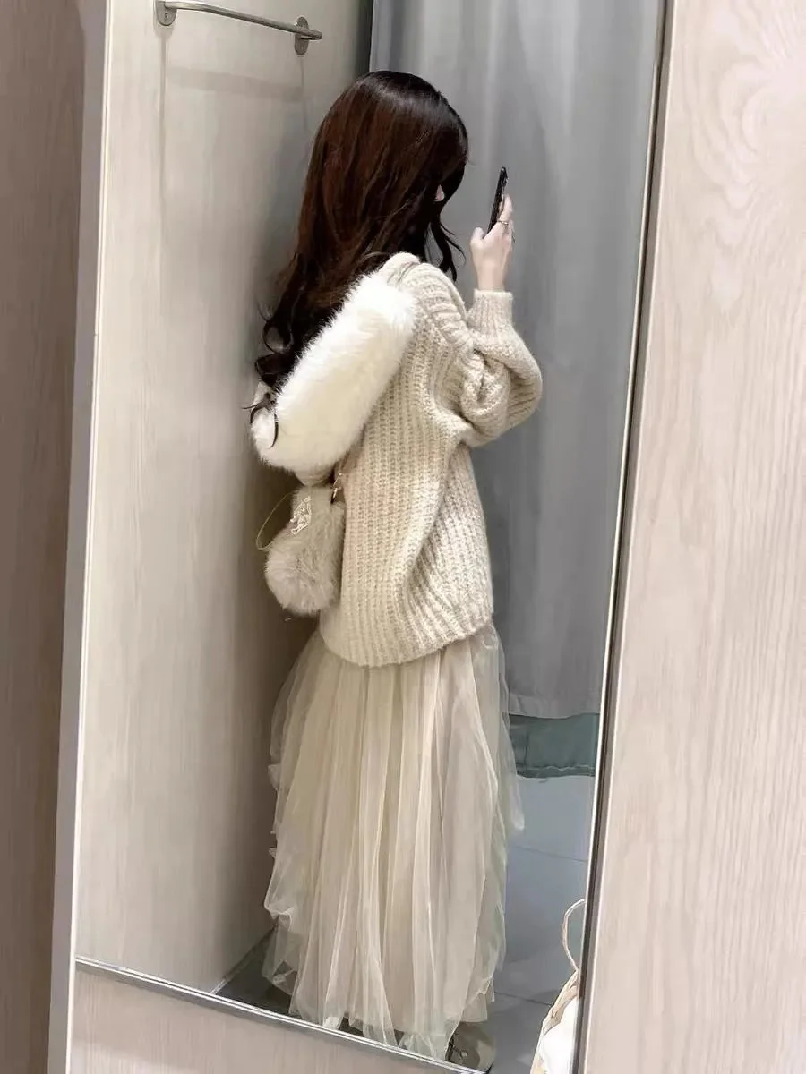 Cardigans Long Woman Sweaters Womens Summer Elegant Thin Ruffles Sleeve Button-Up Formal Mock-Neck Cable Boho Flocking Beautiful
Cardigans Long Woman Sweaters Womens Summer Elegant Thin Ruffles Sleeve Button-Up Formal Mock-Neck Cable Boho Flocking Beautiful