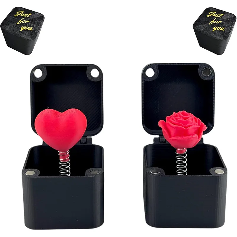 New Rose Surprise Box3D Print Plastic Ornament Love Rose Valentine's Day Gift Spoof Middle Finger Surprise Gift Box
New Rose Surprise Box3D Print Plastic Ornament Love Rose Valentine's Day Gift Spoof Middle Finger Surprise Gift Box