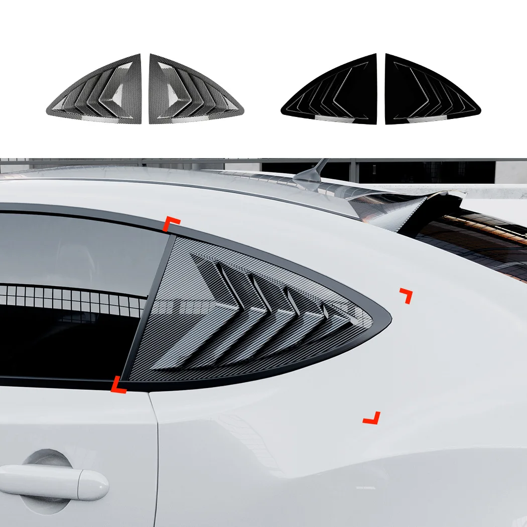 For Toyota GT86 Subaru BRZ Scion FR-S 2013-2020 Window Louver Sticker Exterior Modified Accessories
For Toyota GT86 Subaru BRZ Scion FR-S 2013-2020 Window Louver Sticker Exterior Modified Accessories