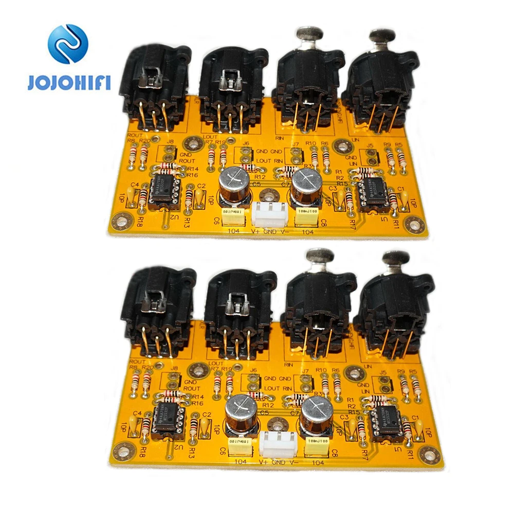 2pcs MINI RCA to XLR Finished Board Amplifier Balanced Preamp/Unbalanced to Balanced/Balanced to Unbalanced NE5532
2pcs MINI RCA to XLR Finished Board Amplifier Balanced Preamp/Unbalanced to Balanced/Balanced to Unbalanced NE5532