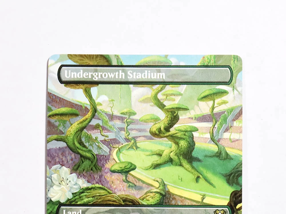Undergrowth Stadium Holo/Foil TCG Magical Proxy Cards Game Quality Proxy Gathering Board Playing Game Trading Cards Proxy
Undergrowth Stadium Holo/Foil TCG Magical Proxy Cards Game Quality Proxy Gathering Board Playing Game Trading Cards Proxy