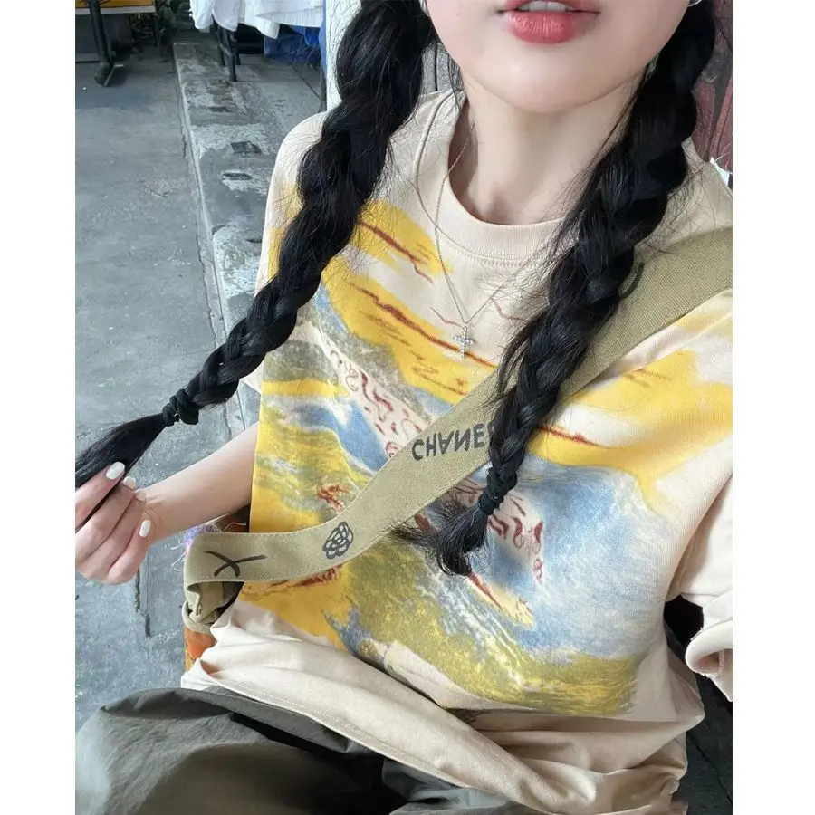 Summer Clothes Women 2025 Women's Short SleeveT Shirt Top Y2k Vintage Youthful Graphio Shirts Tops Tees Clothing
Summer Clothes Women 2025 Women's Short SleeveT Shirt Top Y2k Vintage Youthful Graphio Shirts Tops Tees Clothing