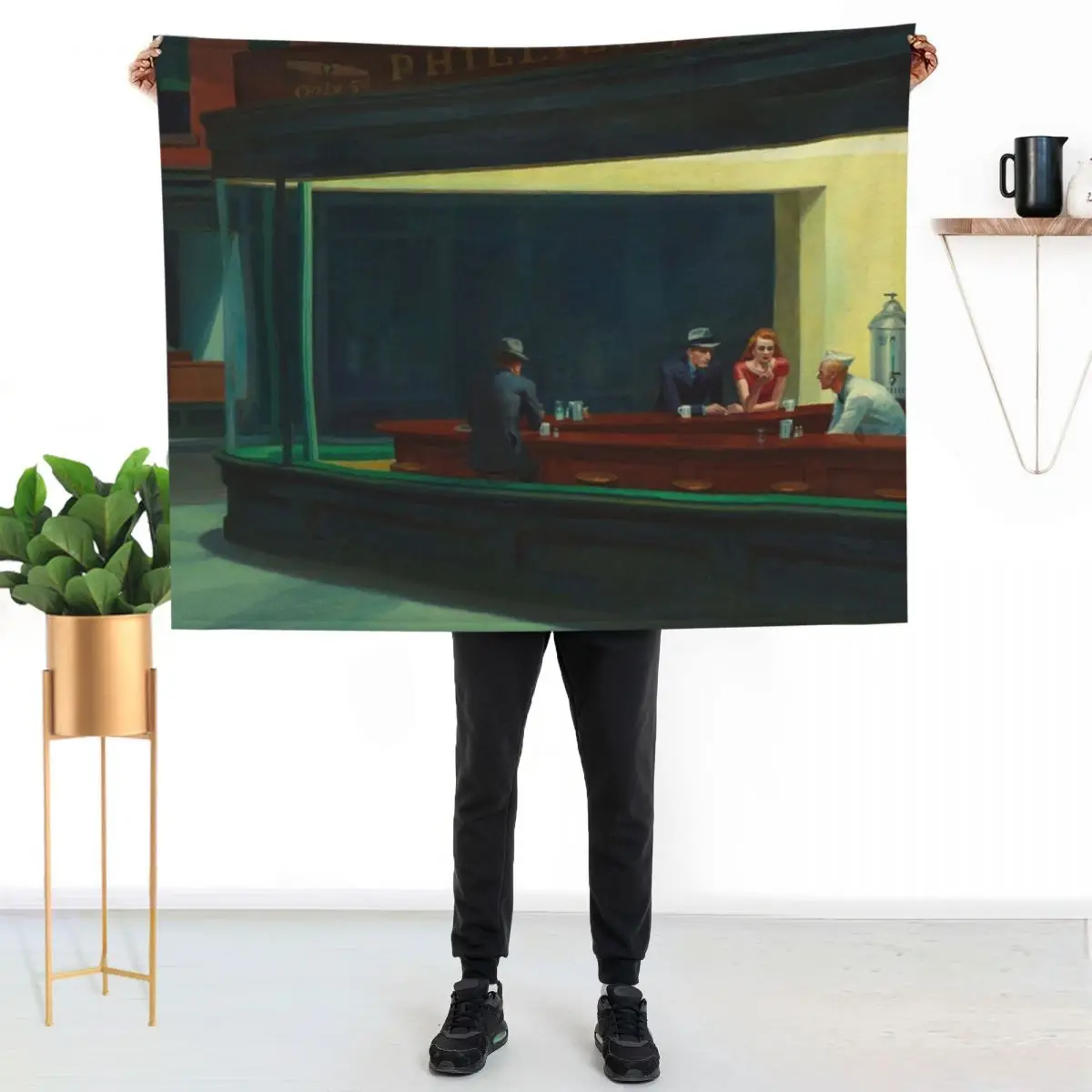 NIGHT HAWKS - EDWARD HOPPER Throw Blanket All Weather Soft Throw Blanket for Sofa
NIGHT HAWKS - EDWARD HOPPER Throw Blanket All Weather Soft Throw Blanket for Sofa