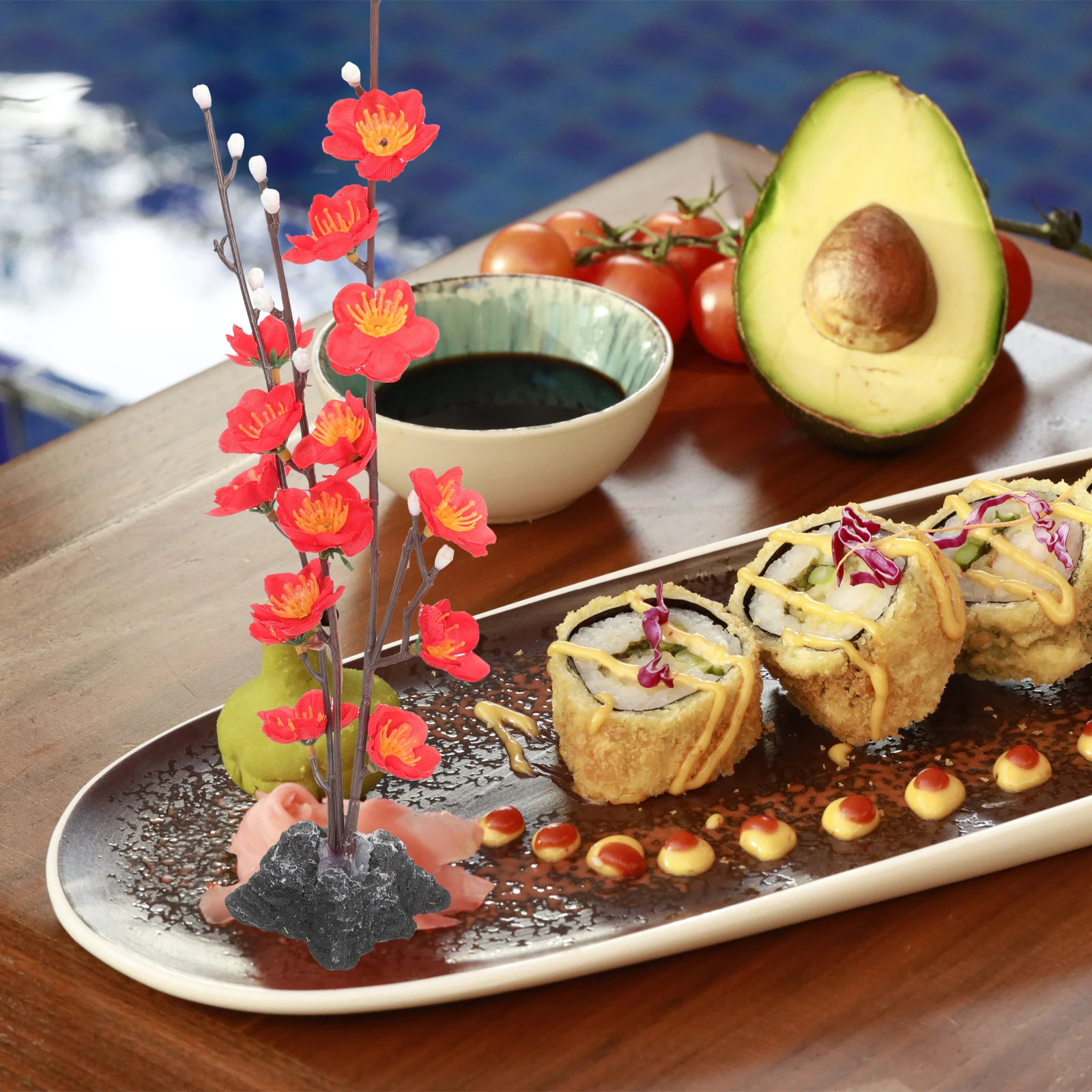 2Pcs Cold Dish Decorative Flowers Resin Sushi Display Plate Decoration MultiUse Plant Decor Japanese Food Shop Restaurant Dishes
2Pcs Cold Dish Decorative Flowers Resin Sushi Display Plate Decoration MultiUse Plant Decor Japanese Food Shop Restaurant Dishes