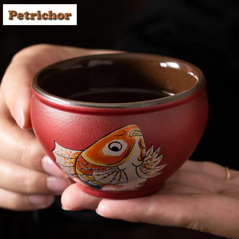 Forbidden City Red Fish Чайная чашка Бутик Чайная чаша Набор чашек Чашка для дегустации чая Чашка для запаха Цзяньхан Мастер Чашки Чайные предметы Украшение
Forbidden City Red Fish Чайная чашка Бутик Чайная чаша Набор чашек Чашка для дегустации чая Чашка для запаха Цзяньхан Мастер Чашки Чайные предметы Украшение