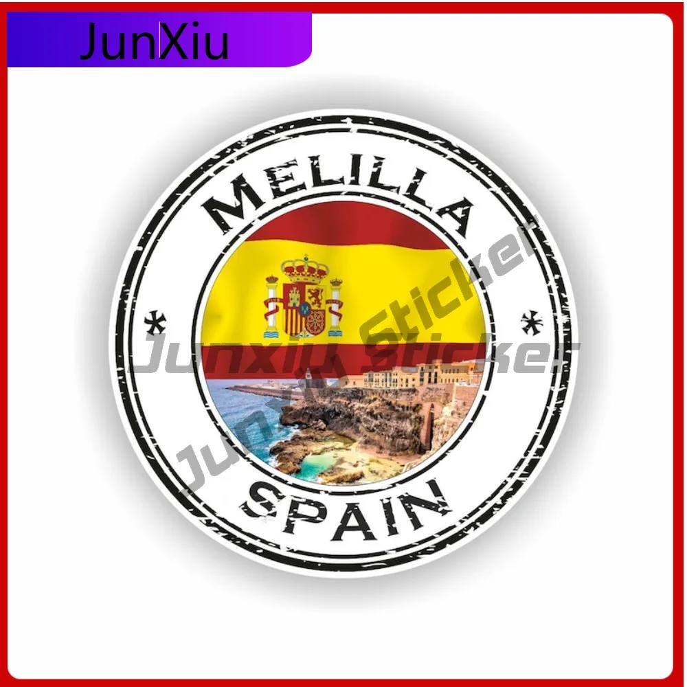 Melilla Spain Seal Funny Laptop Waterproof Sticker Round Art Sticker Window Trendy Anti Scratch Waterproof Motorcycle Helmet
Melilla Spain Seal Funny Laptop Waterproof Sticker Round Art Sticker Window Trendy Anti Scratch Waterproof Motorcycle Helmet
