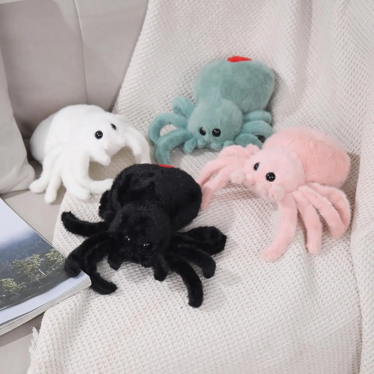 9.8-Inch Halloween Stuffed Spider Plush: Soft Huggable Green Spider Pillow for Kids & Adults
9.8-Inch Halloween Stuffed Spider Plush: Soft Huggable Green Spider Pillow for Kids & Adults