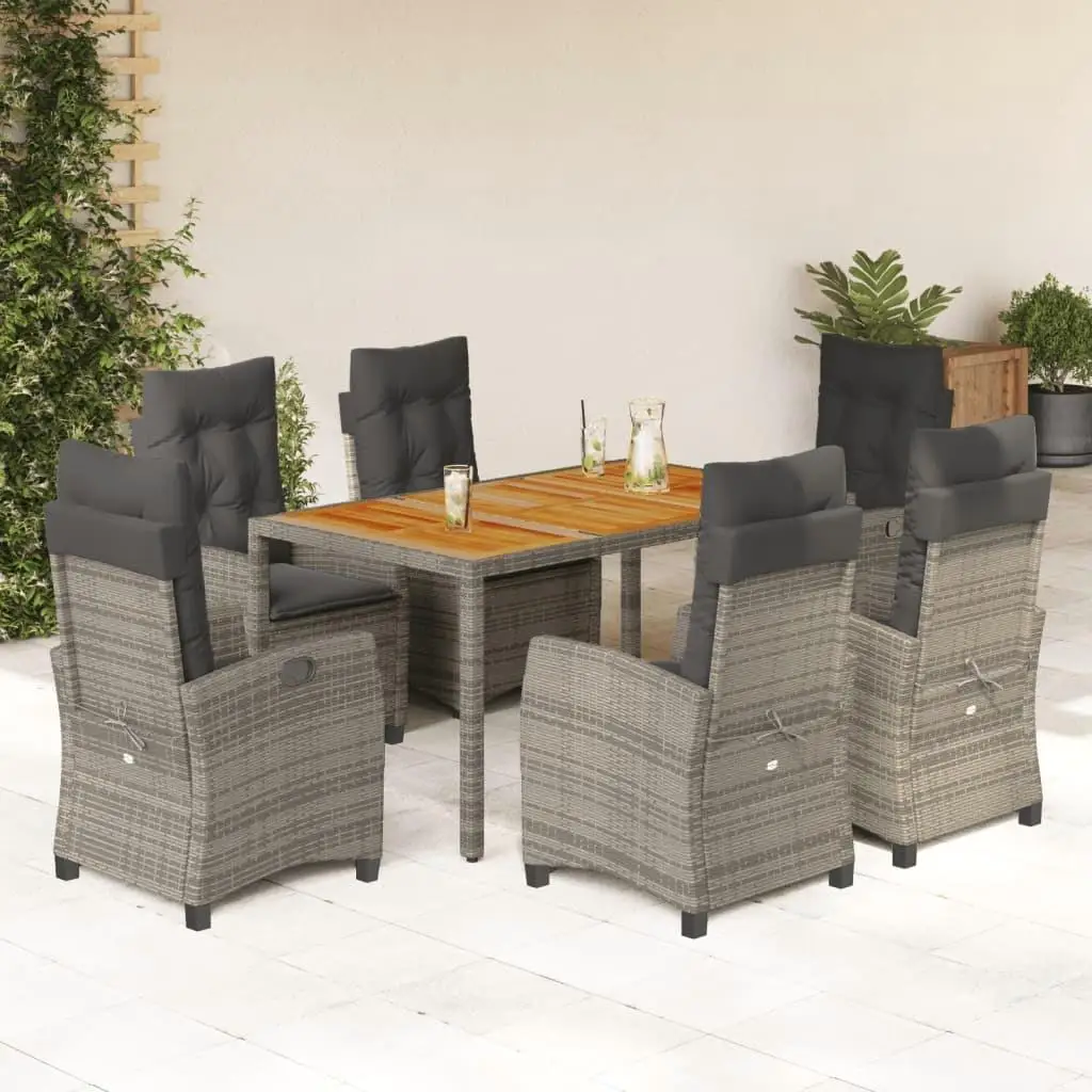 Gray Dark Gray Garden Dining Set Outdoor Furniture Patio Table and Chairs Modern Design Dining Experience
Gray Dark Gray Garden Dining Set Outdoor Furniture Patio Table and Chairs Modern Design Dining Experience