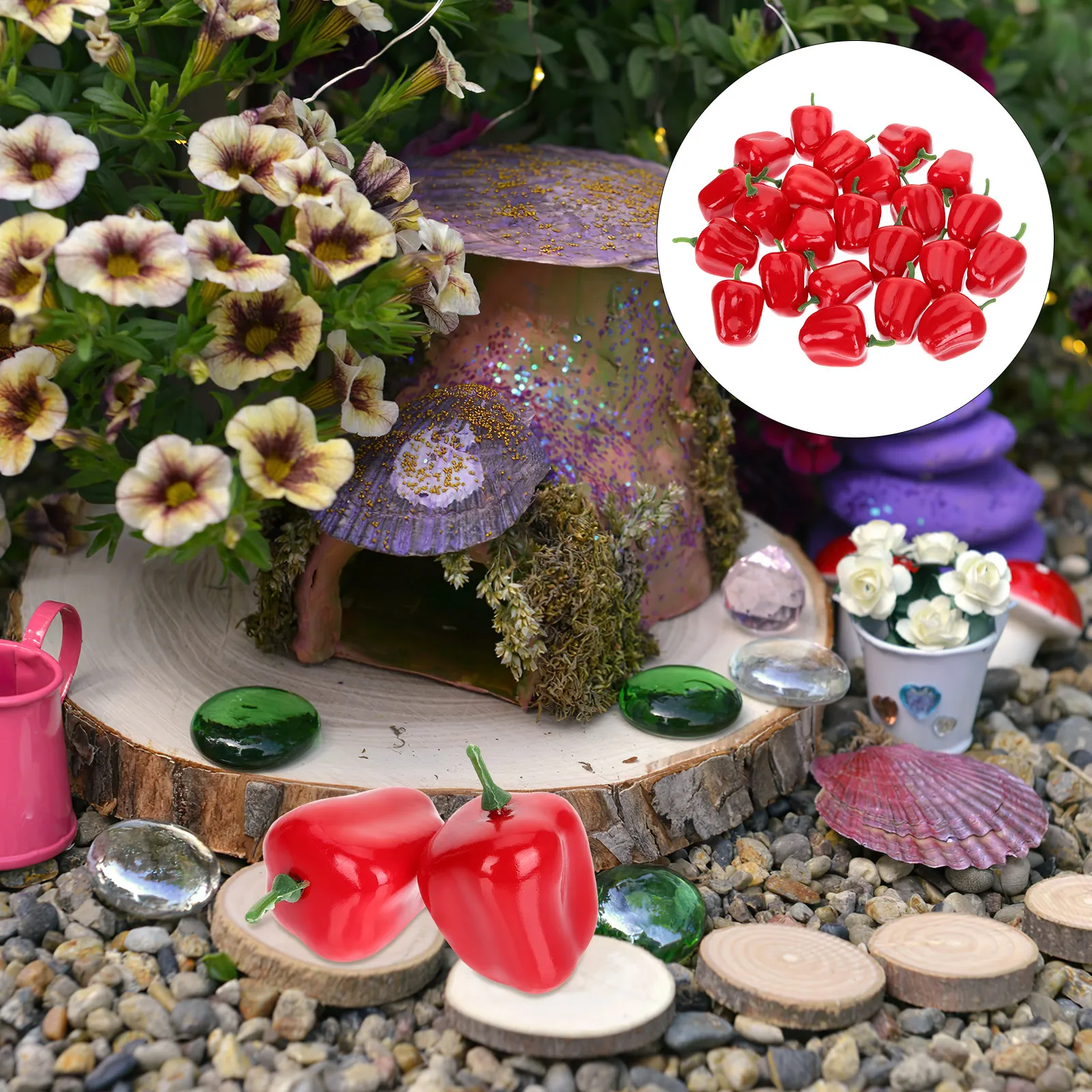 20Pcs Mini Foam Chili Peppers Realistic Colors Small Size Educational Preschool Cognitive Play Props Artificial Vegetables
20Pcs Mini Foam Chili Peppers Realistic Colors Small Size Educational Preschool Cognitive Play Props Artificial Vegetables