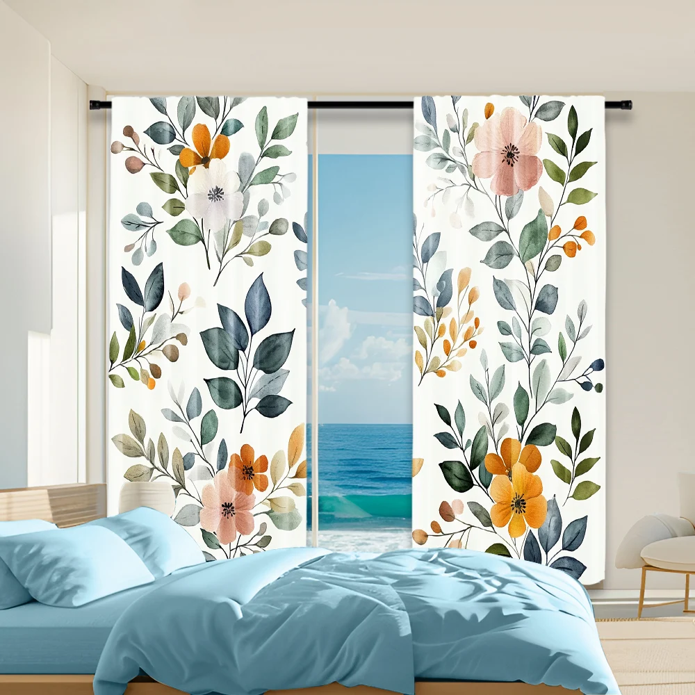 2 pcs, versatile polyester transparent curtains for home decoration Boho Floral for use in bedrooms and living rooms
2 pcs, versatile polyester transparent curtains for home decoration Boho Floral for use in bedrooms and living rooms