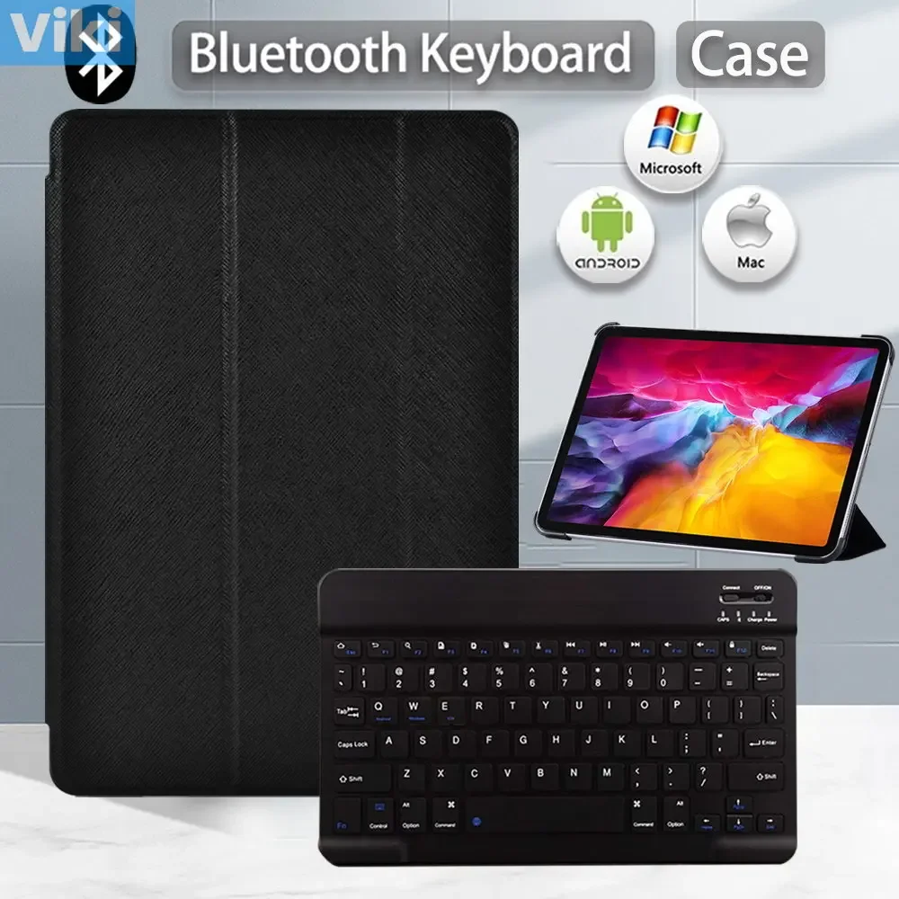 Smart Cover for Apple IPad Air 4 10.9"/Pro 11 2018 2020 2021 Tri-fold Stand with Magnet Tablet Case+Bluetooth Keyboard
Smart Cover for Apple IPad Air 4 10.9"/Pro 11 2018 2020 2021 Tri-fold Stand with Magnet Tablet Case+Bluetooth Keyboard