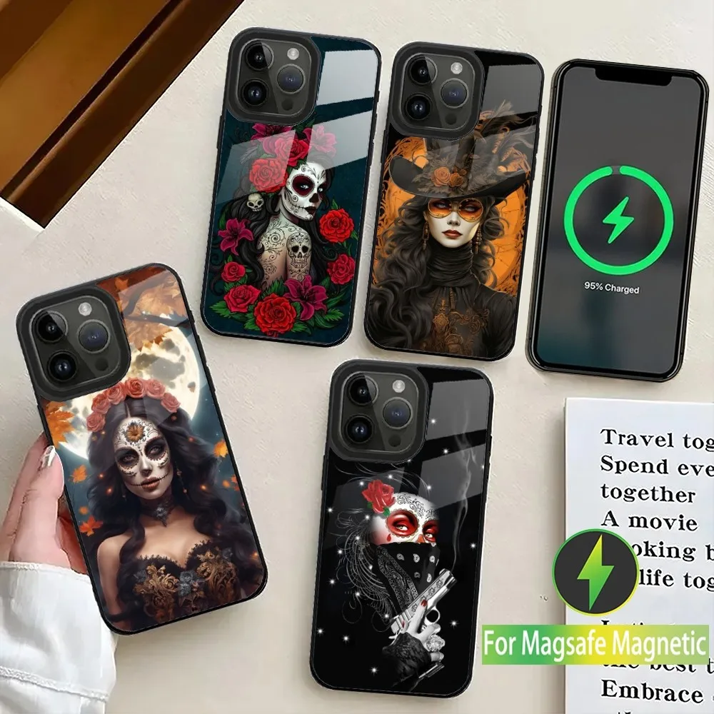 Catrina Beautiful Rose Girl Skull Phone Case For iPhone 16,15,14,13,12,11,Plus,Pro,Max Mini Magsafe Magnetic Wireless Charging
Catrina Beautiful Rose Girl Skull Phone Case For iPhone 16,15,14,13,12,11,Plus,Pro,Max Mini Magsafe Magnetic Wireless Charging