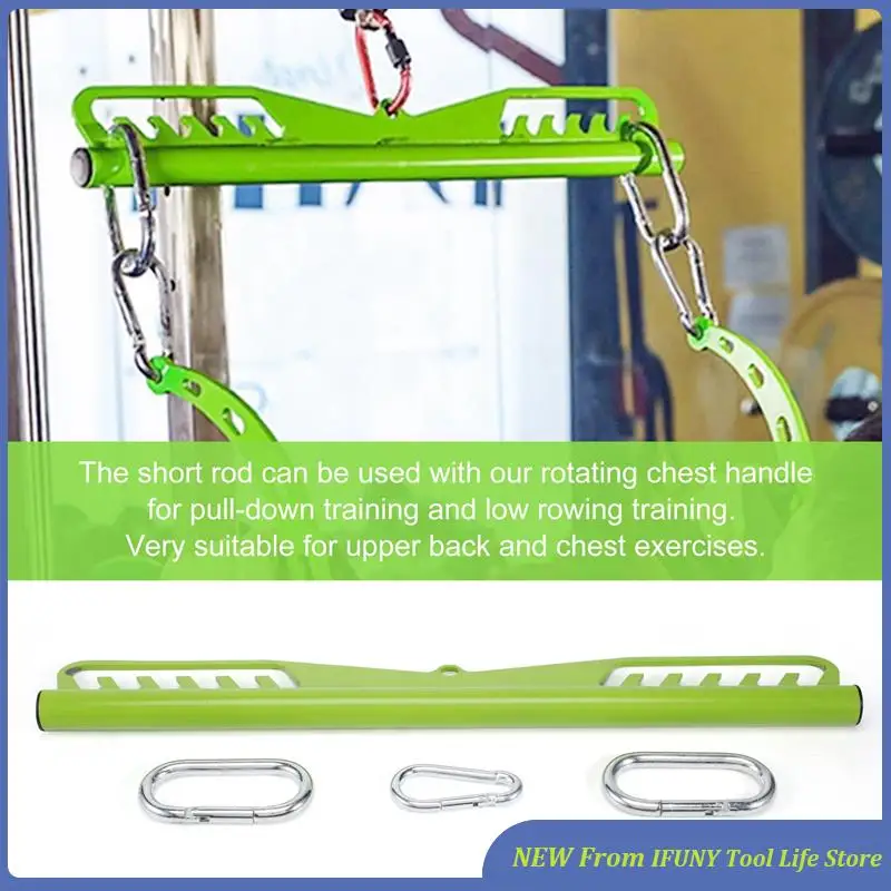 Home Gym Fitness Spreader Bar, Multi-Grip Wide Lat Pull Down Bar,Lat Pulldown Attachments Long Bar,Short Bar New
Home Gym Fitness Spreader Bar, Multi-Grip Wide Lat Pull Down Bar,Lat Pulldown Attachments Long Bar,Short Bar New