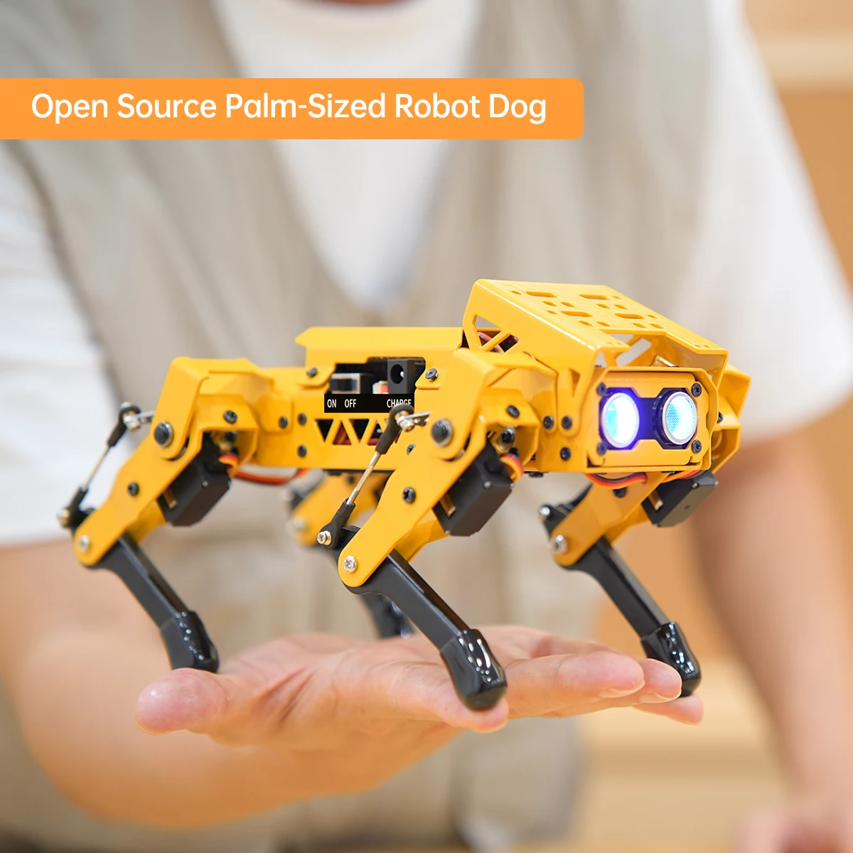 NEW Hiwonder MechDog Stem Education AI Vision Voice Interaction Quadruped Robot Dog Support Scratch Arduino Python Programming
NEW Hiwonder MechDog Stem Education AI Vision Voice Interaction Quadruped Robot Dog Support Scratch Arduino Python Programming