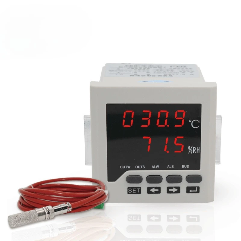 High Temperature Resistance, Silicone Wire Probe,Temperature and Humidity Controller,Intelligent Digital Display CJ-602-H 220VAC