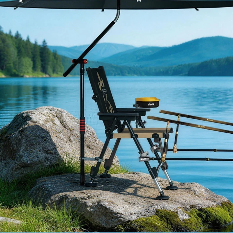 Euro Style Folding Fishing Chair, All-Terrain Large Camping Stool, Multi-Functional Portable Fishing Seat, Compact for Outdoor
Euro Style Folding Fishing Chair, All-Terrain Large Camping Stool, Multi-Functional Portable Fishing Seat, Compact for Outdoor