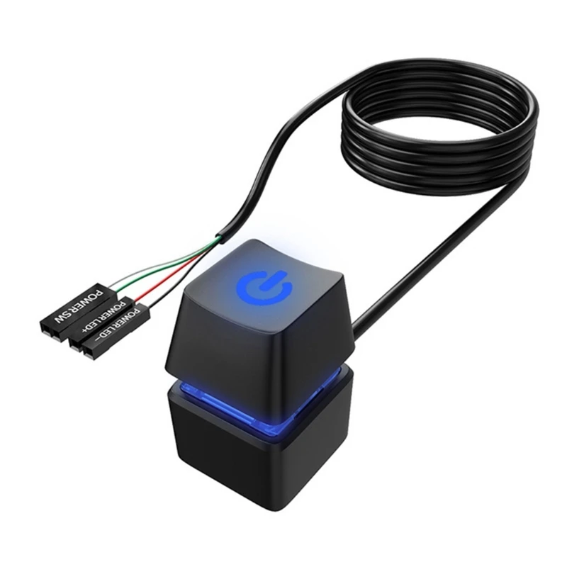 Versatile Computer Desktop Power Button Cable Power Supply Control Adapter Cord with LED Lights Practical for Home
Versatile Computer Desktop Power Button Cable Power Supply Control Adapter Cord with LED Lights Practical for Home