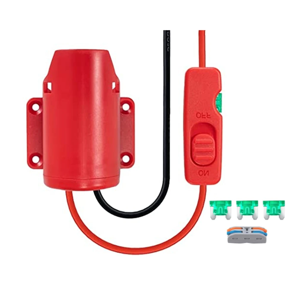 HOT Power Wheel Adapter for 12V M12 Battery Adapter Battery Converter Kit with Switch Fuse & Wire Terminals
HOT Power Wheel Adapter for 12V M12 Battery Adapter Battery Converter Kit with Switch Fuse & Wire Terminals