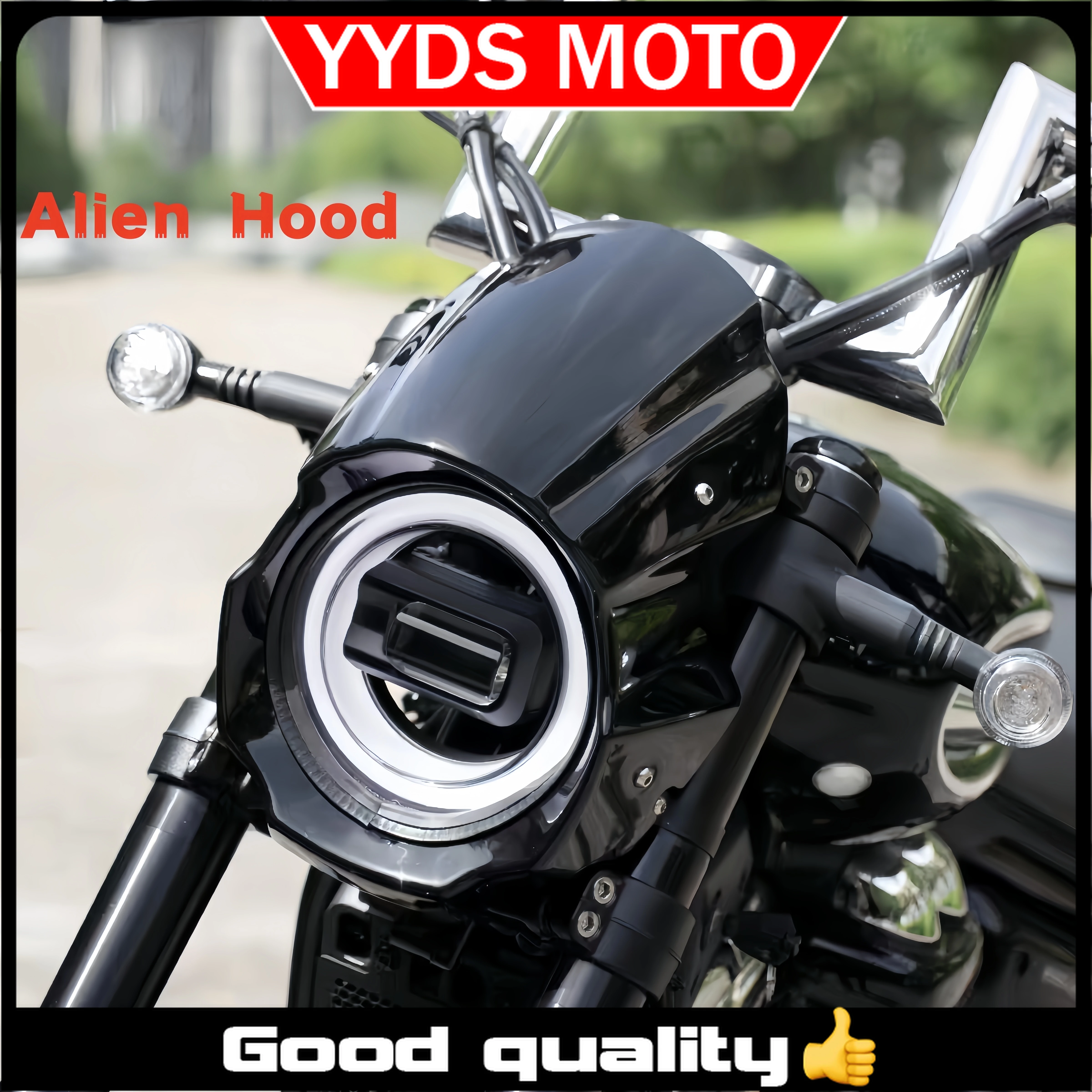 For Benda BD Chinchilla 350/450/500 modification headlight cover pig head cover front windshield retro deflector accessories
For Benda BD Chinchilla 350/450/500 modification headlight cover pig head cover front windshield retro deflector accessories