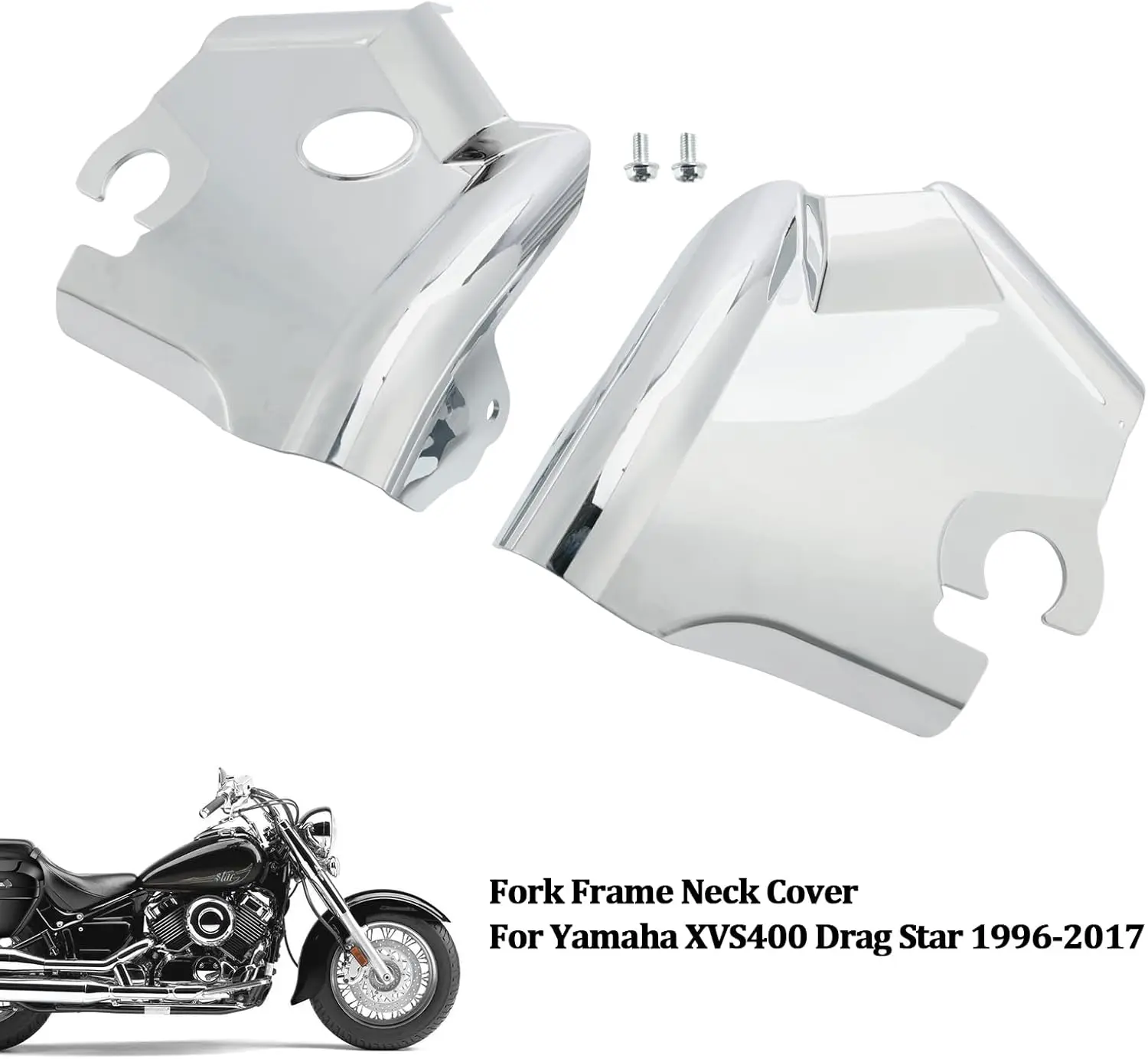Motorcycle Accessories Neck Trim Covers Metal For Yamaha XVS400 Drag Star 96-17 XVS650 Drag Star V-Star 650 Custom Classic 97-03
Motorcycle Accessories Neck Trim Covers Metal For Yamaha XVS400 Drag Star 96-17 XVS650 Drag Star V-Star 650 Custom Classic 97-03