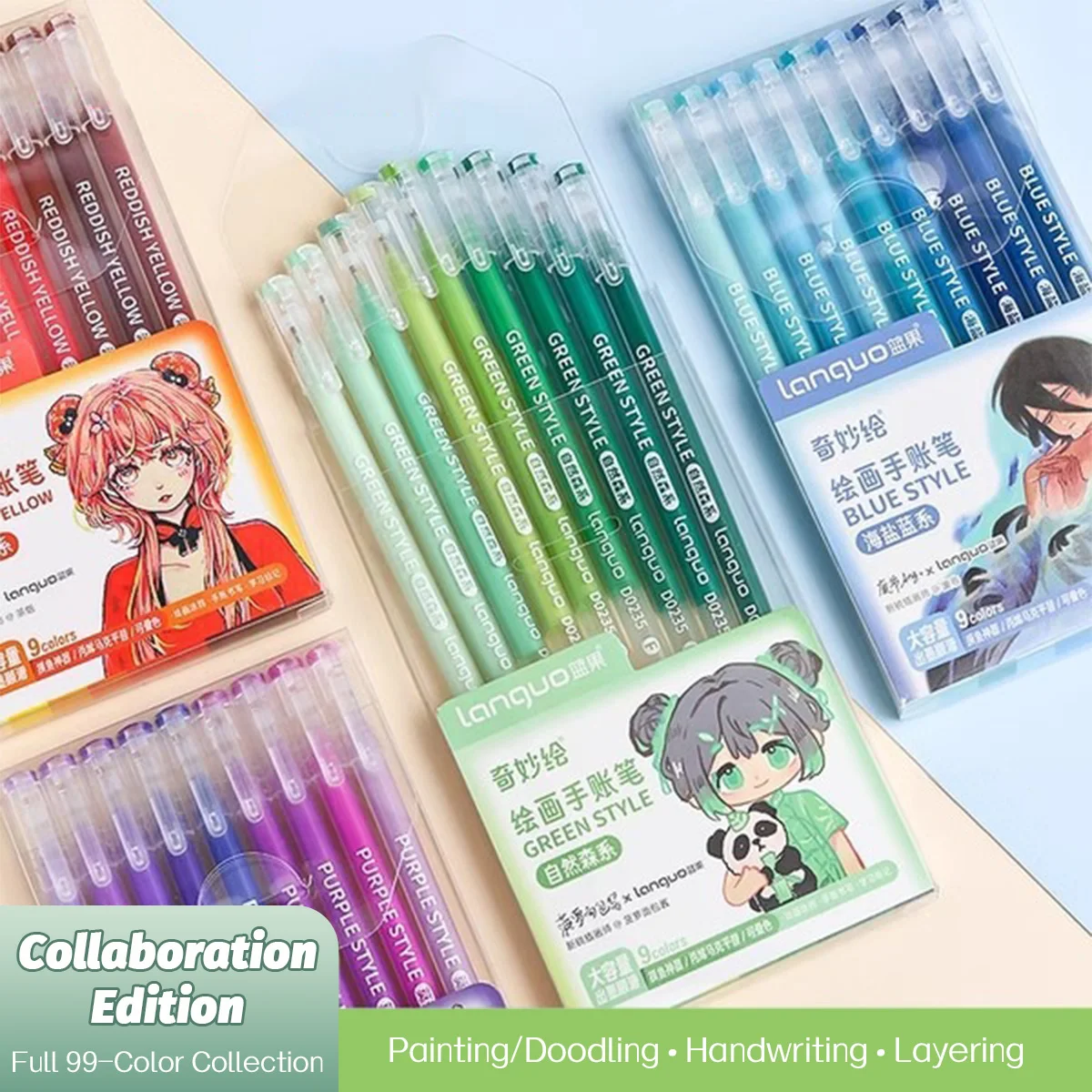 6/9pcs SetGel Pens 0.5mm Kawaii Pastel Set for Students Diary Scrapbook Painting & Drawing Pen School Supplies
6/9pcs SetGel Pens 0.5mm Kawaii Pastel Set for Students Diary Scrapbook Painting & Drawing Pen School Supplies