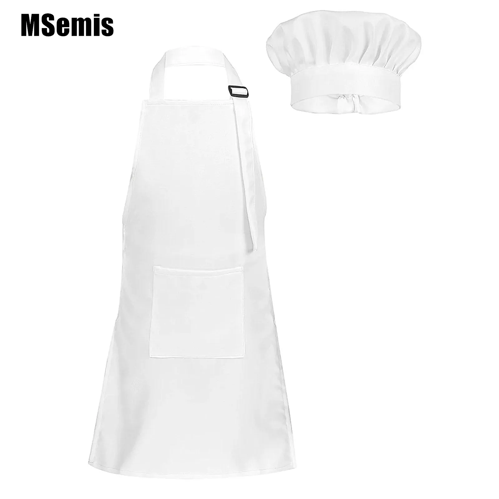 Kids Boys Girls Chef Uniform Set Unisex Adjustable Apron And Chef Hat Set for Cooking Baking Painting Training Wear
Kids Boys Girls Chef Uniform Set Unisex Adjustable Apron And Chef Hat Set for Cooking Baking Painting Training Wear