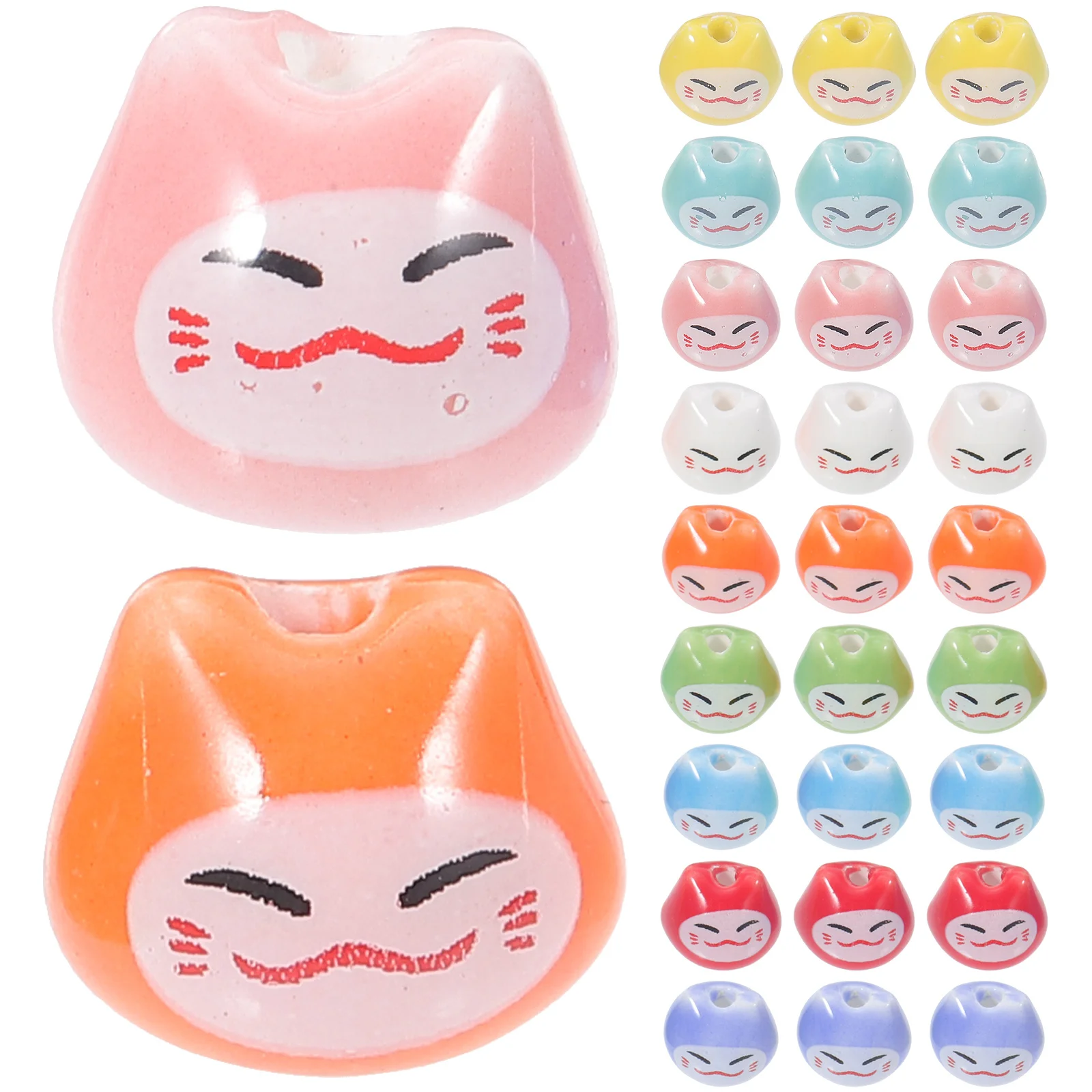 50Pcs Luck Cat Ceramic Charms Pendants DIY Jewelry Making Necklace Bracelet Accessories Craft Supplies Cat Charms
50Pcs Luck Cat Ceramic Charms Pendants DIY Jewelry Making Necklace Bracelet Accessories Craft Supplies Cat Charms