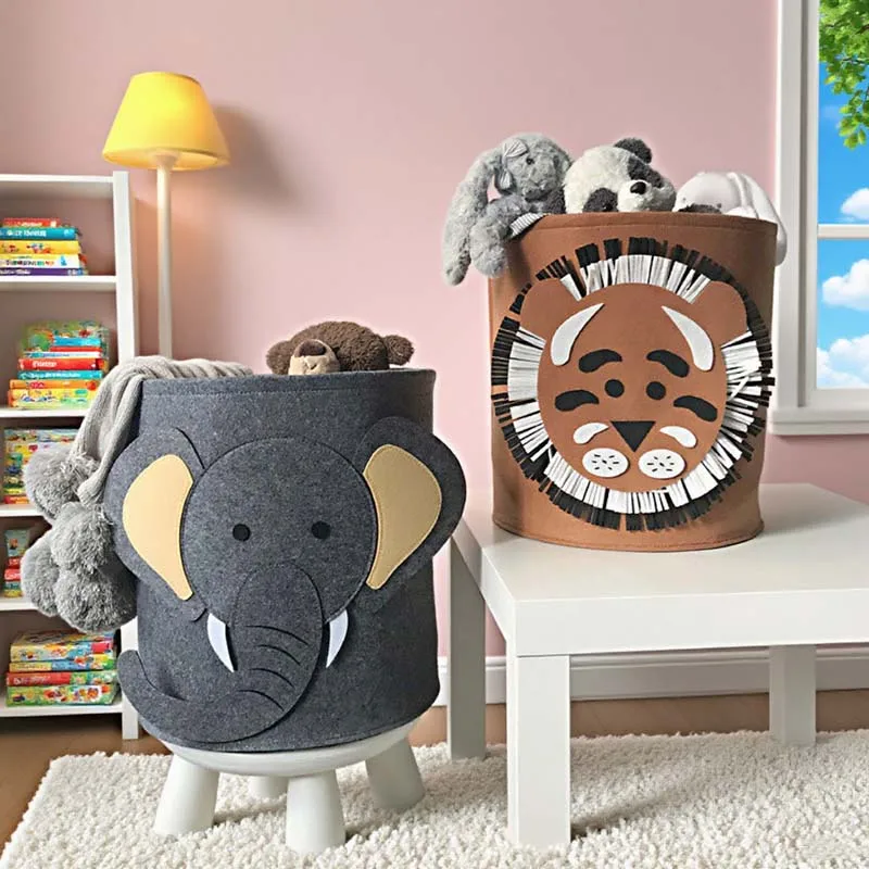Felt Storage Basket Large Capacity Laundry Hamper and Toy Organizer Bin Versatile Storage Bucket for Clothes Toys Dirty Laundry
Felt Storage Basket Large Capacity Laundry Hamper and Toy Organizer Bin Versatile Storage Bucket for Clothes Toys Dirty Laundry