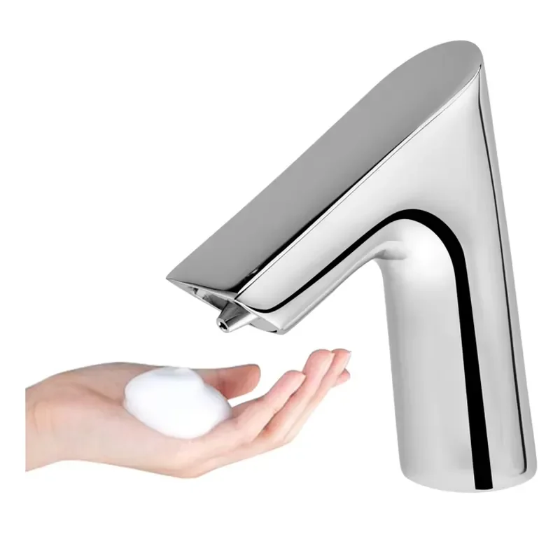 Brass Bathroom Faucet Automatic Sensor Touchless Liquid Soap Dispenser
Brass Bathroom Faucet Automatic Sensor Touchless Liquid Soap Dispenser