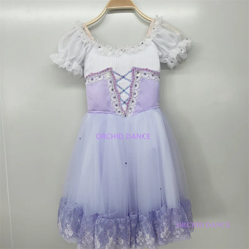 Professional Stage Performance Wear Ballet Dance Costumes Kids Girls Women Adult Purple Peasant Romantic Tutu Dress
Professional Stage Performance Wear Ballet Dance Costumes Kids Girls Women Adult Purple Peasant Romantic Tutu Dress