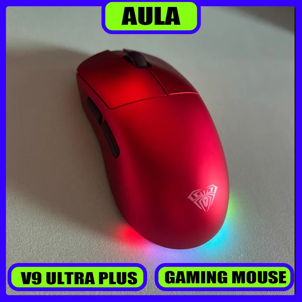 Aula V9 Ultra Plus Three Mode Wireless Gaming Mouse Dual 8k PAW3950 8k Lightweight Ergonomic Custom E-sports Mouse V9+ Pro
Aula V9 Ultra Plus Three Mode Wireless Gaming Mouse Dual 8k PAW3950 8k Lightweight Ergonomic Custom E-sports Mouse V9+ Pro