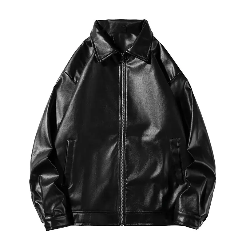 Street Sle Loose Motorcycle Leather Jaet Men's Trendy Haome High-End Feeling Pilot PU Leather Coat Outerwear
Street Sle Loose Motorcycle Leather Jaet Men's Trendy Haome High-End Feeling Pilot PU Leather Coat Outerwear