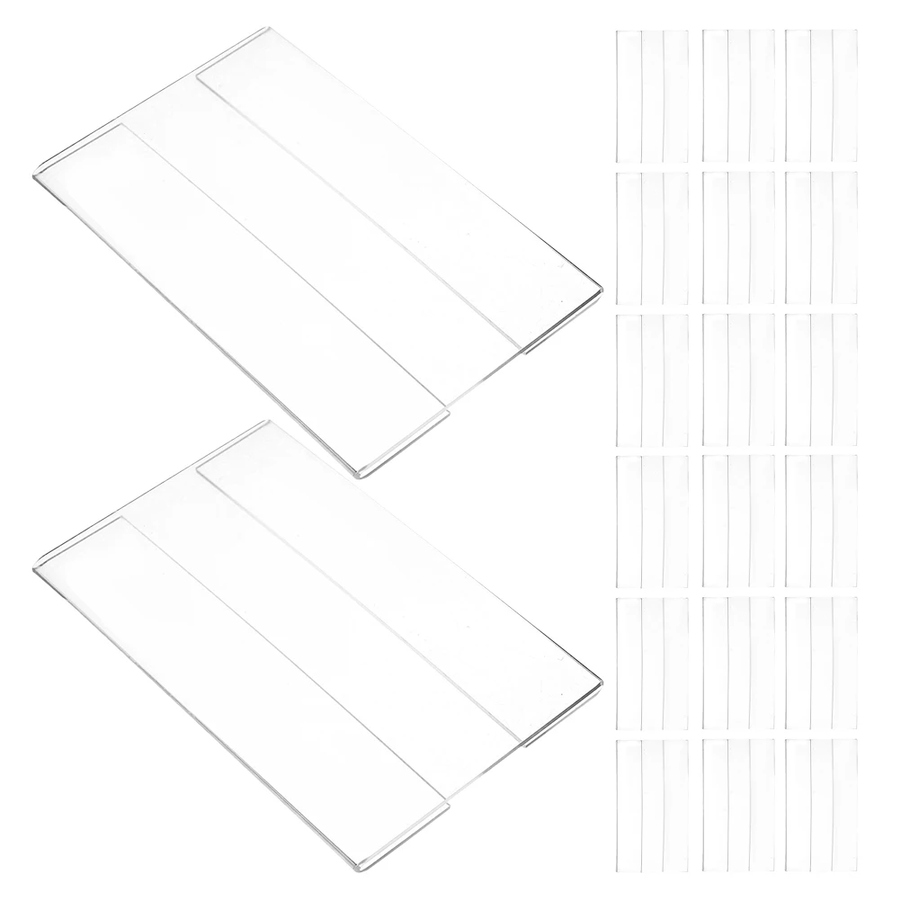 20pcs Flat Price Tag Acrylic Sign Holder Tags Shelf Label Holders Card Stands Clear Display Supermarket Retail Market Stall
20pcs Flat Price Tag Acrylic Sign Holder Tags Shelf Label Holders Card Stands Clear Display Supermarket Retail Market Stall