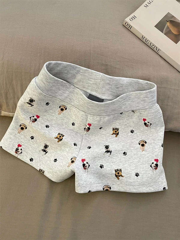 Cartoon Dog Print High Waist Short Pants Women's Summer Slim Fit Home Clothes Outerwear Hot Girl Pants Korean Style Commute
Cartoon Dog Print High Waist Short Pants Women's Summer Slim Fit Home Clothes Outerwear Hot Girl Pants Korean Style Commute