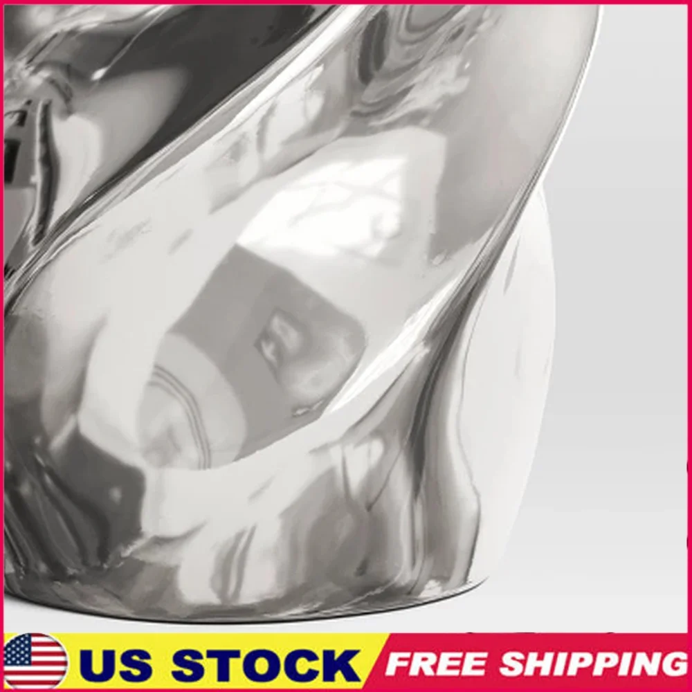 Elegant Silver Twisted Ceramic Vase Decorative Tabletop Piece Watertight Spiral Design Home Decor Accent 12 Inch Height
Elegant Silver Twisted Ceramic Vase Decorative Tabletop Piece Watertight Spiral Design Home Decor Accent 12 Inch Height