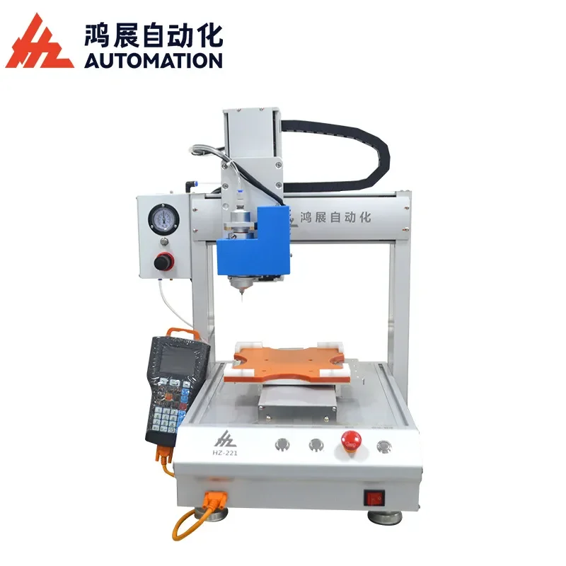 Hongzhan automatic dispensing machine rotary round dispensing machine four-axis desktop inner wall coating machine
Hongzhan automatic dispensing machine rotary round dispensing machine four-axis desktop inner wall coating machine