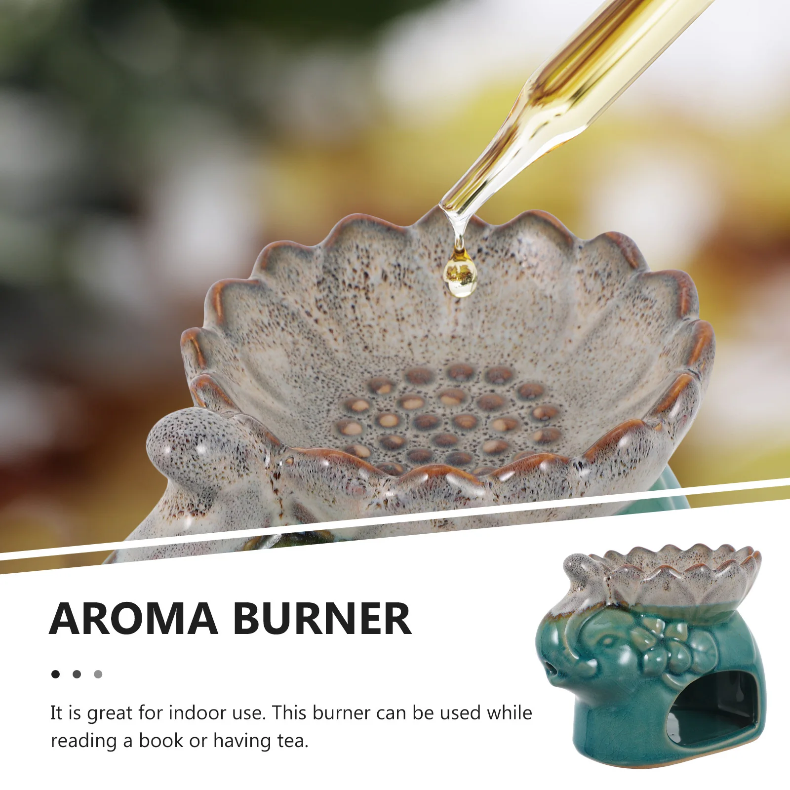 Delicate Ceramic Aromatherapy Burner Lotus-Elephant Shape Incense Holder for Desk Study Room Meditation Accessories Home Decor
Delicate Ceramic Aromatherapy Burner Lotus-Elephant Shape Incense Holder for Desk Study Room Meditation Accessories Home Decor